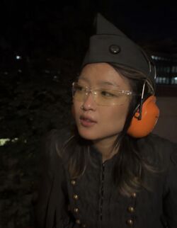 Wun Ting Chan praticing safety first at Bitwäscherei